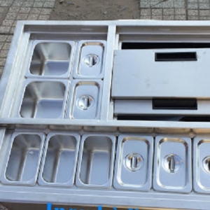 Ứng dụng của thùng đá inox có khay tại Đà Nẵng