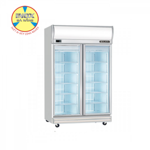 Tủ đông trưng bày 2 cánh kính