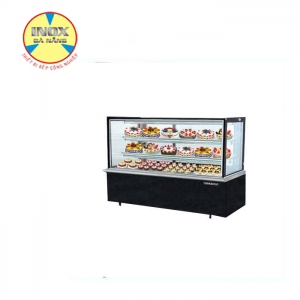 Tủ mát trưng bày bánh kính vuông (Rectangular Confectionery Showcase)