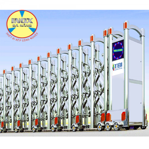 CỔNG XẾP INOX TBI-001